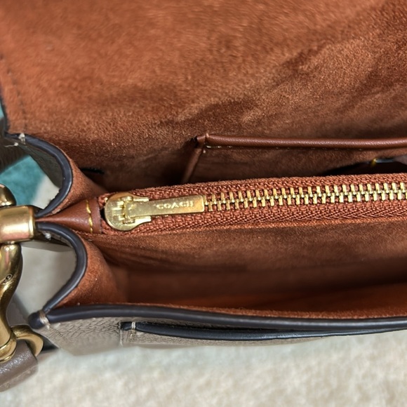 Coach Tabby 26 Dark Stone Brass Purse NWOT - Picture 13 of 17